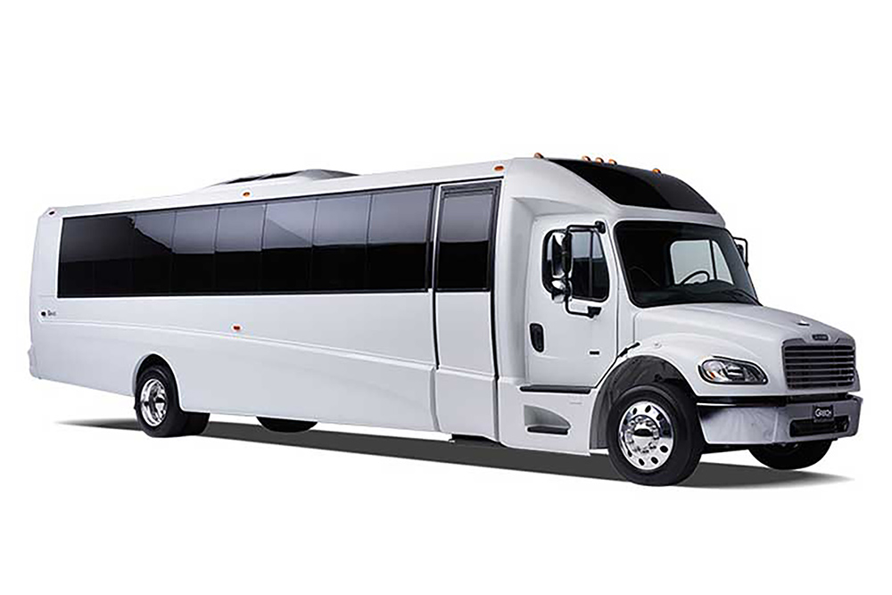 Large White Executive Coach